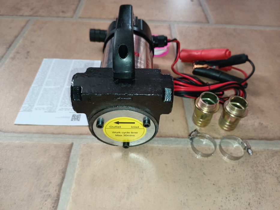 Pompa Do Paliwa Ropy Oleju Ssąca Pompka Do Spuszczania Wymiany 12V