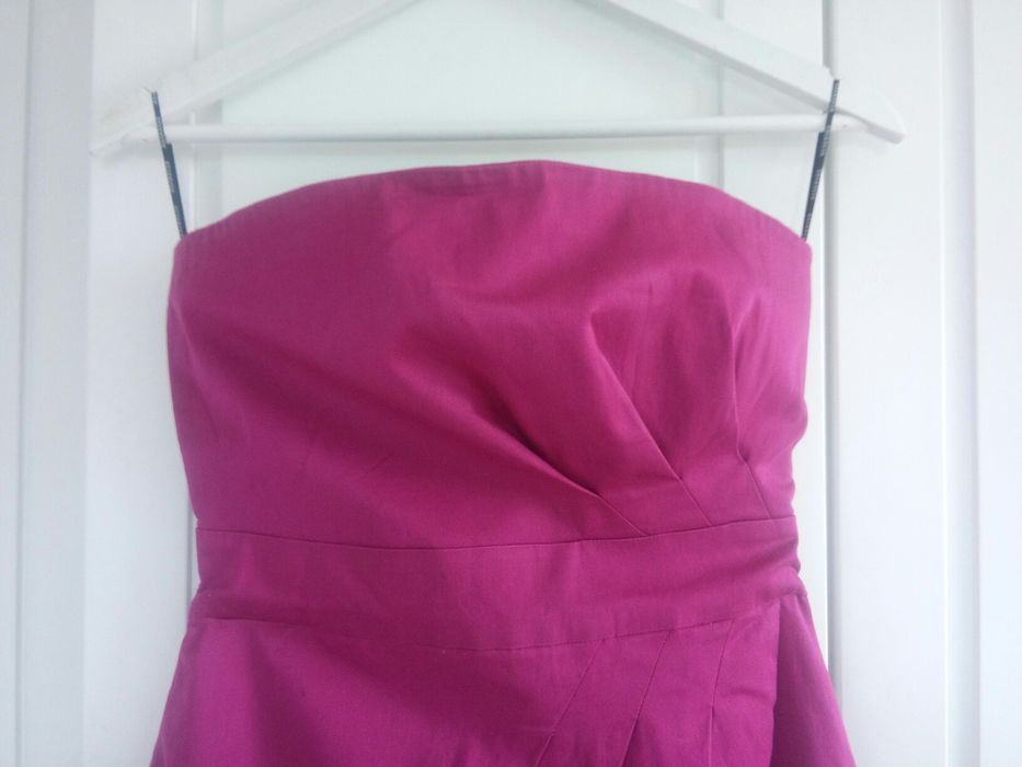 Sukienka tulipan Reserved 36 S fuksja róż bez ramiączek