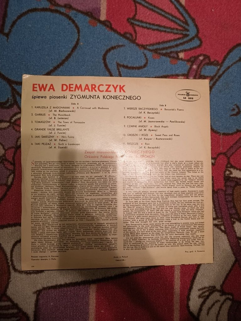 Płyta winylowa Ewa Demarczyk