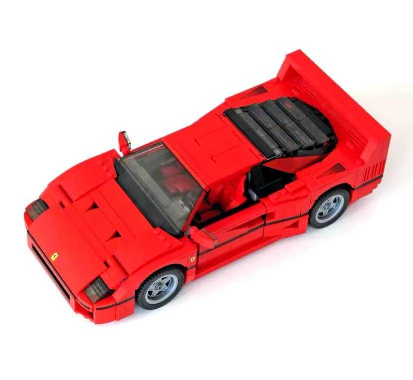 Klocki wzór LEGO Ferrari F40 Autko Samochodzik Hit Wyścigi Prezent