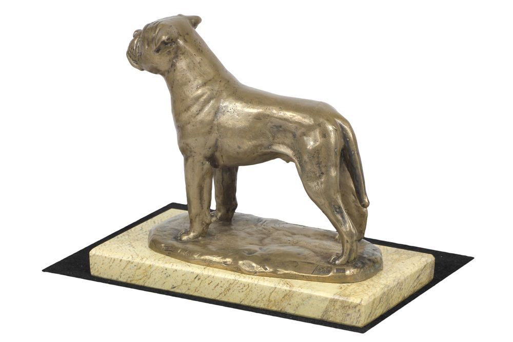 Bullmastiff statuetka na piaskowym kamieniu Art-Dog
