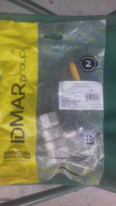 Zawór kulowy gazowy