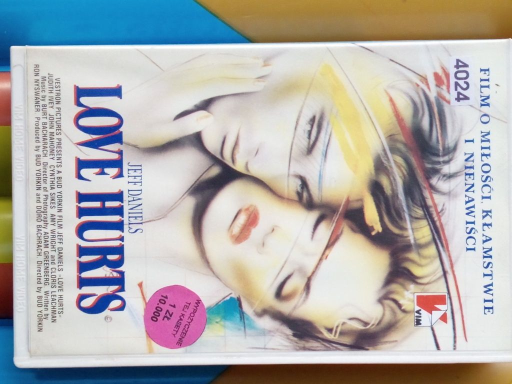 Kaseta VHS – Love Hurts (1990) – Jeff Daniels – wydanie VIM