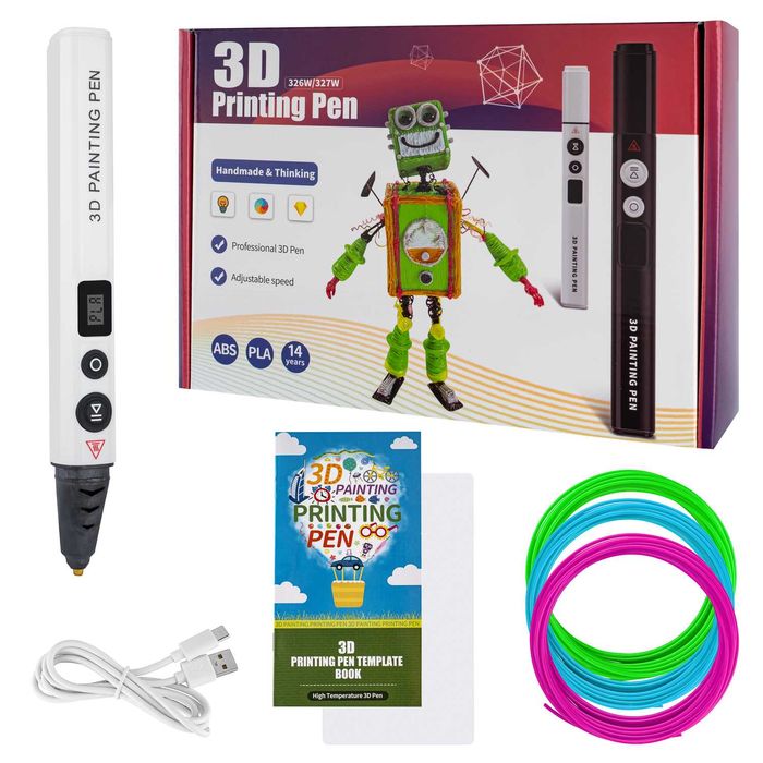 3D ручка 3D-V8, біла