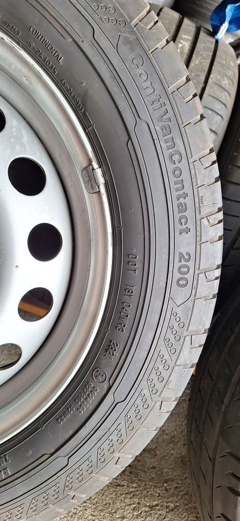 Koła do busa 5x112 Opony 205 65 R16 C Continental ContiVanContact 200