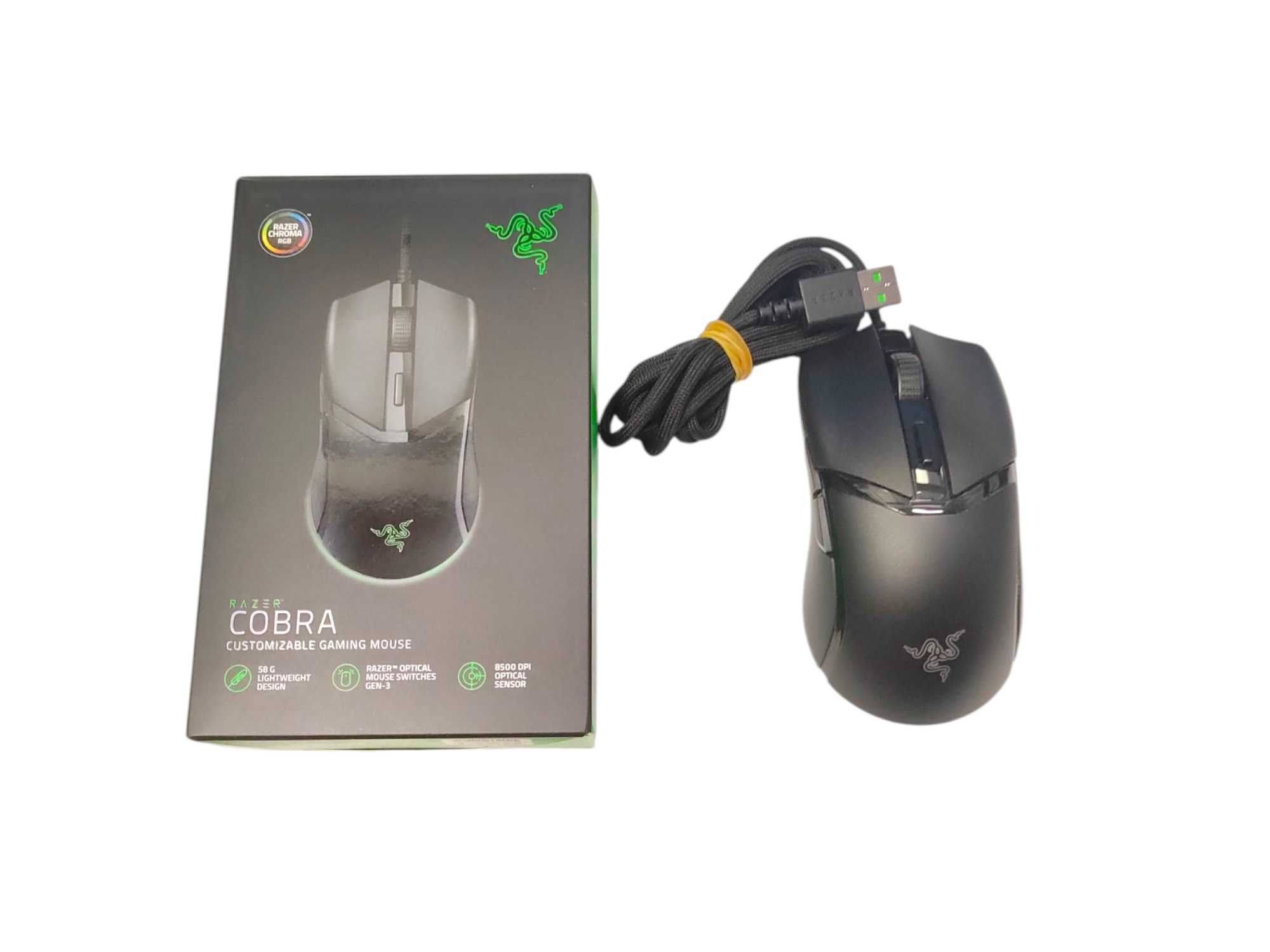 Myszka przewodowa Razer Cobra 8500dpi sensor optyczny kpl