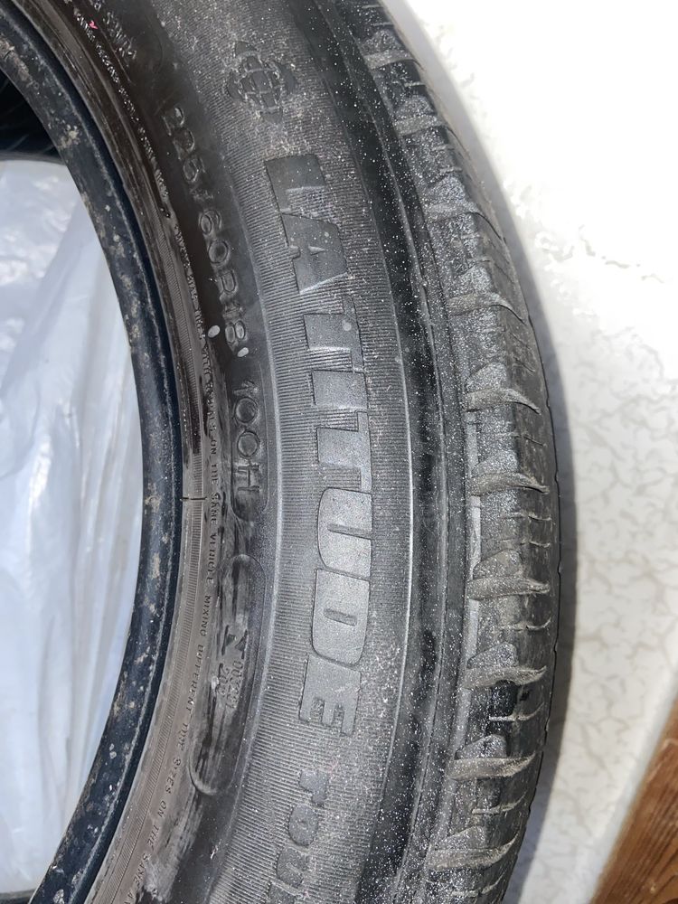 225 60 18 Michelin Latitude tour 100H літо