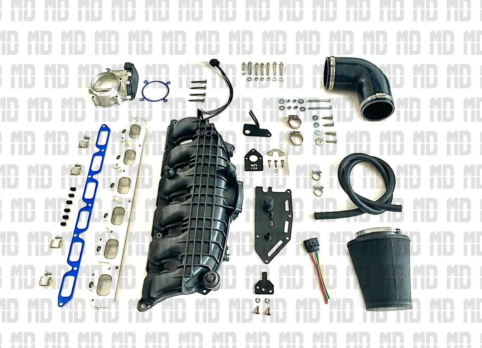 Zestaw kolektora N55/N53 pod BMW M5X bez silnika krokowego HIT!