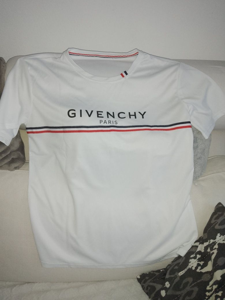 Bluzka męska biała Givenchy 2XL