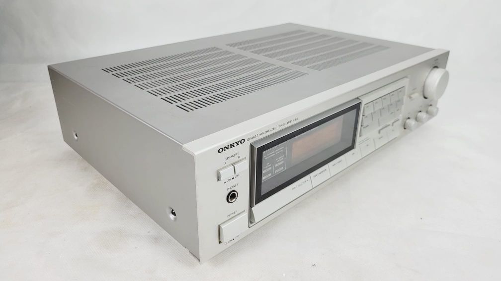Onkyo TX 7900 Amplituner wzmacniacz srebrny Vintage Prosty Japan