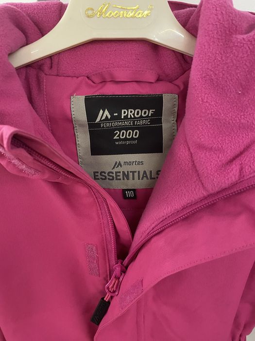 Kombinezon różowy dziewczęcy zimowy 110 jak nowy