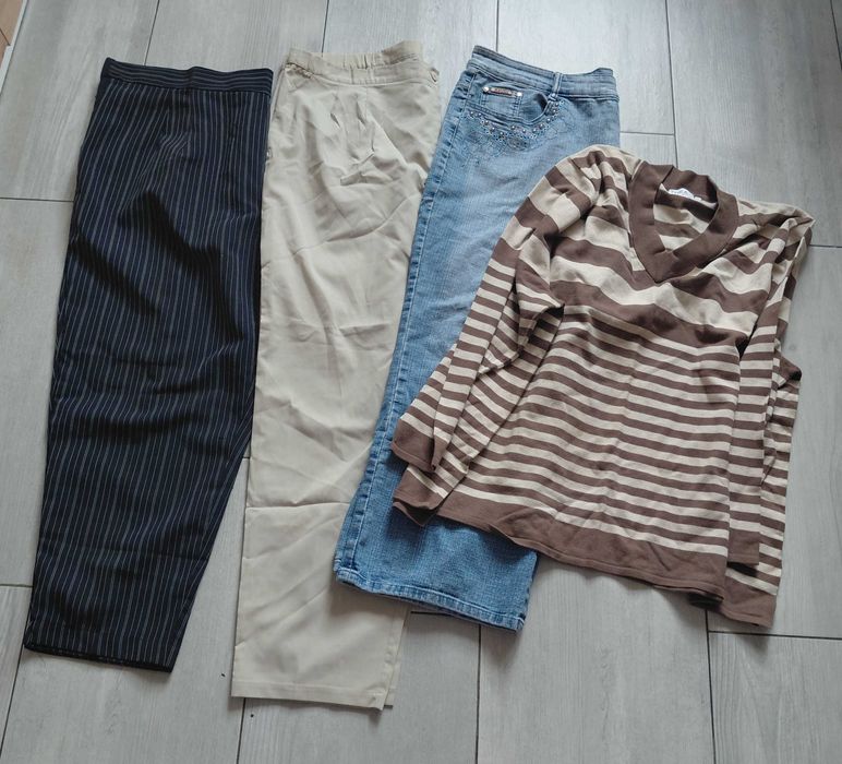 Mega paka zestaw 22 sztuk ubrań damskich 50, 52