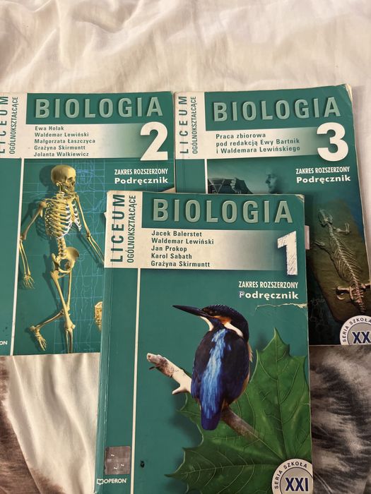 2 Podręczniki/książki do biologii do liceum Operon
