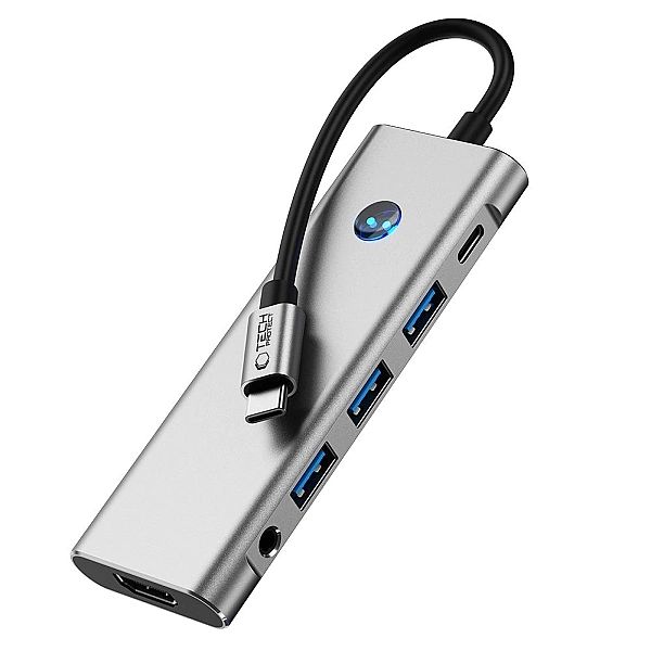 Tech-Protect Hb04 Hub Adapter 9In1 Type-C + Usb2.0 + Usb3.0 + Hdmi 4K