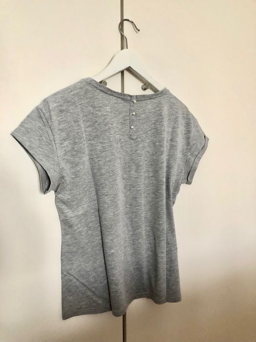 T-shirt com pérolas Cortefiel M