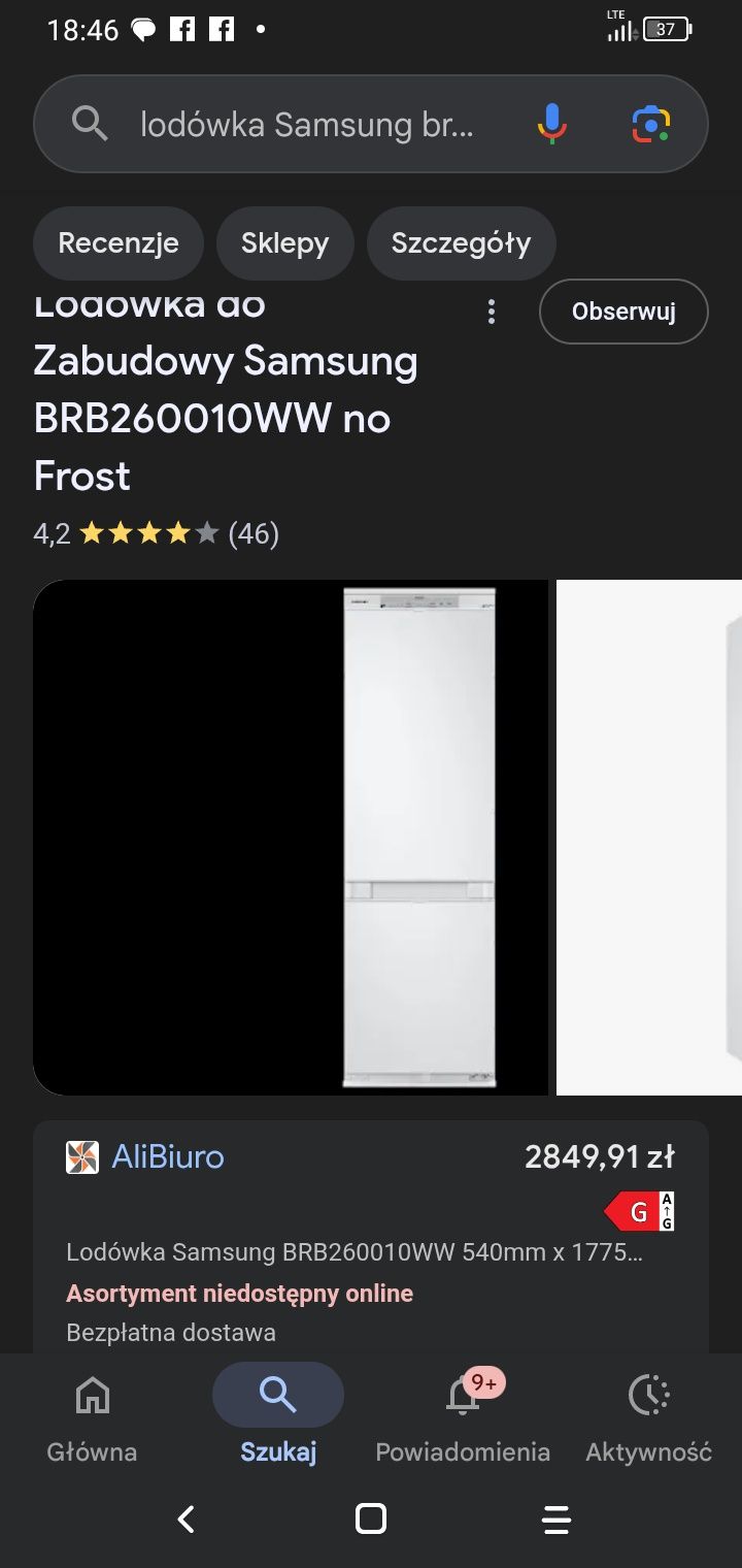 Sprzedam lodówkę Samsung