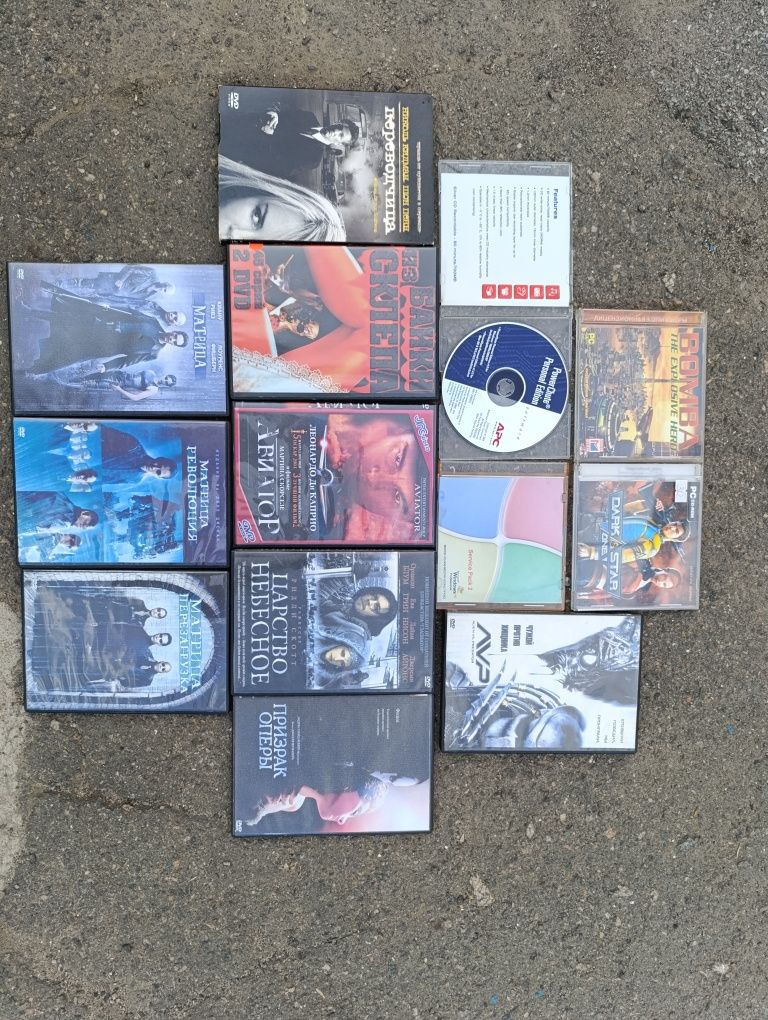 диски (фільми/ігри/win XP) ціни в описі
