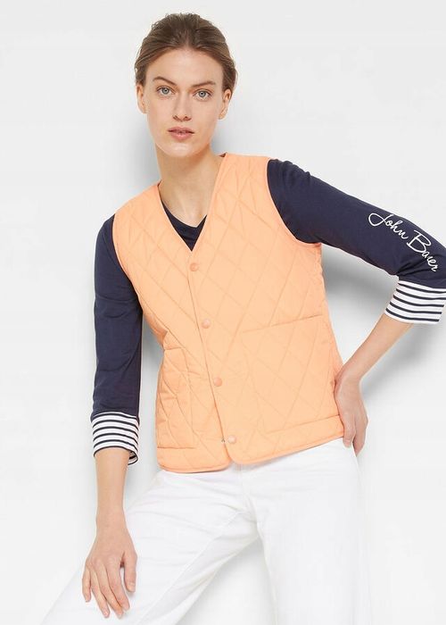 B.P.C Kamizelka pikowana bezrękawnik róż wenecki ^46