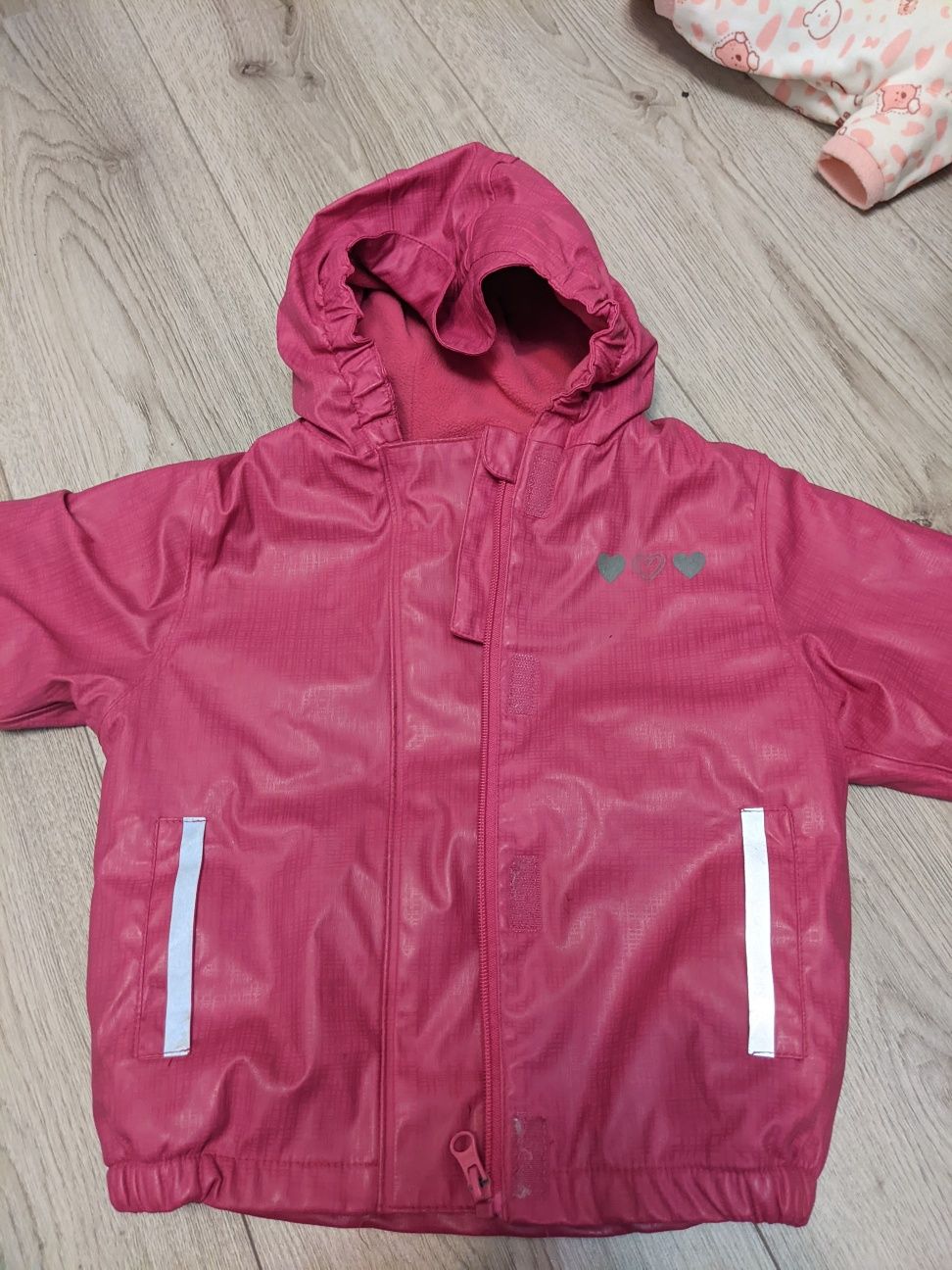 Рожева дитяча куртка