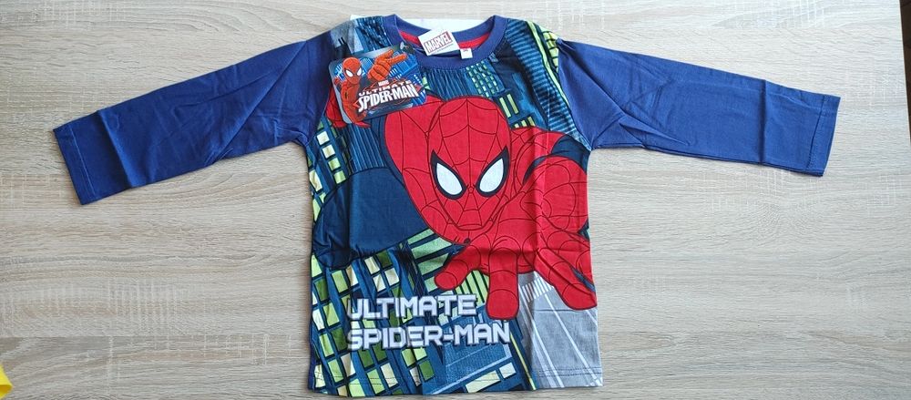 Bluzka z dł rękawem Spiderman oryginal 98 cm