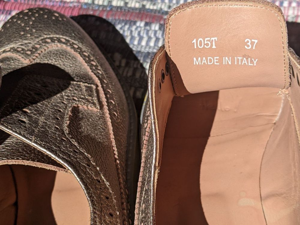 Шкіряні броги Paul Smith, 37р, made in Italy