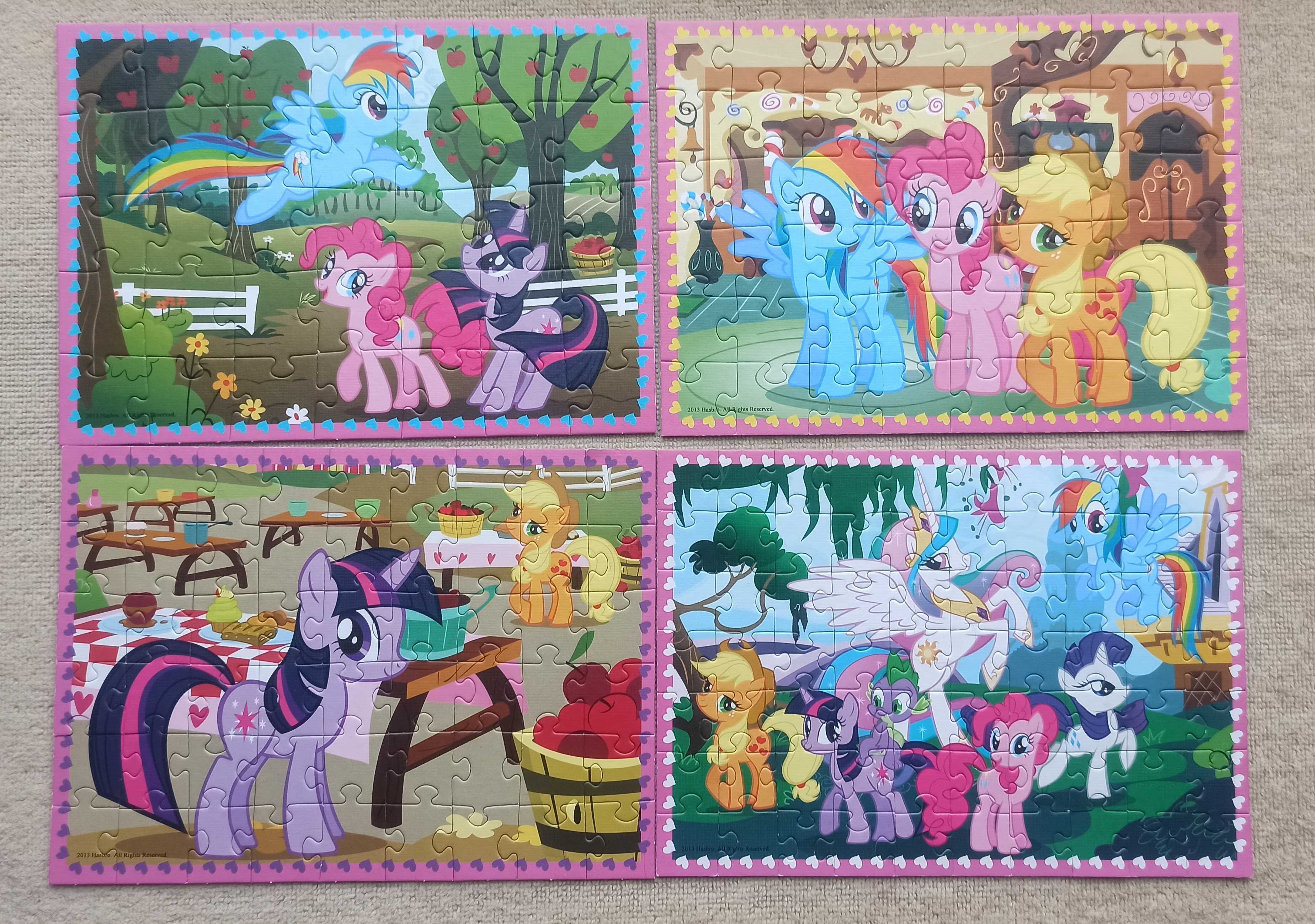 Puzzle Trefl 4 w 1 My little pony