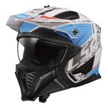 Nowy Kask Motocyklowy LS2 OF606 DRIFTER DEVOR M. White Blue