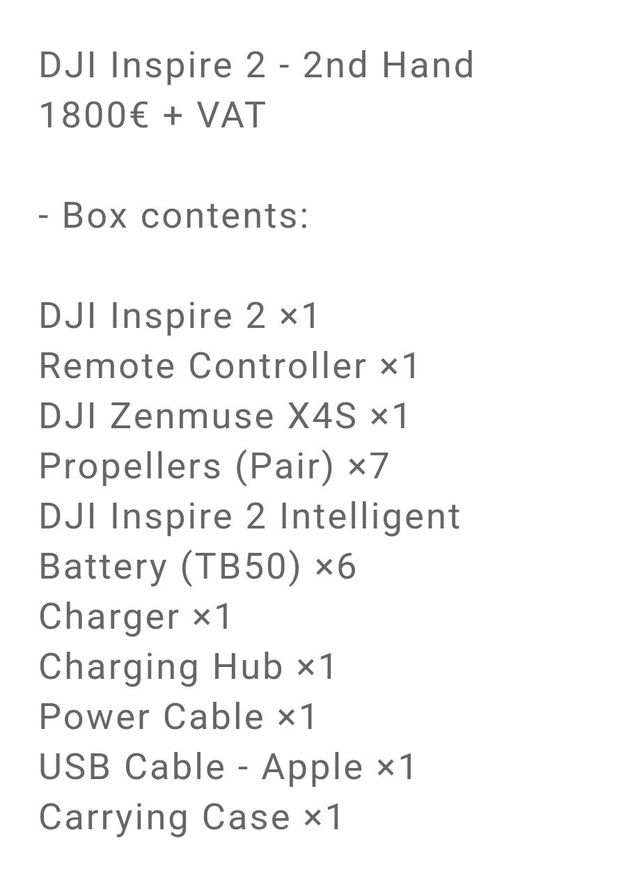 Drone DJI Inspire 2