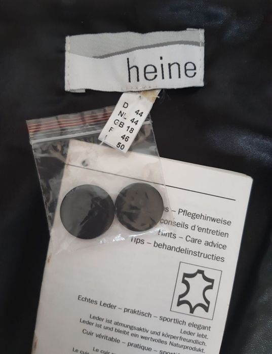 Куртка жіноча ,,heine",нова, із натуральної шкіри