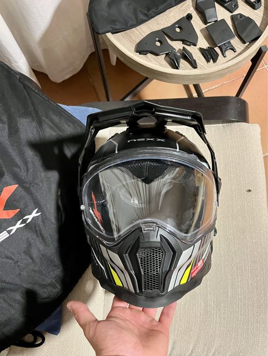 Capacete nexx x.wed2 (M) com sistema de comunicacao sena