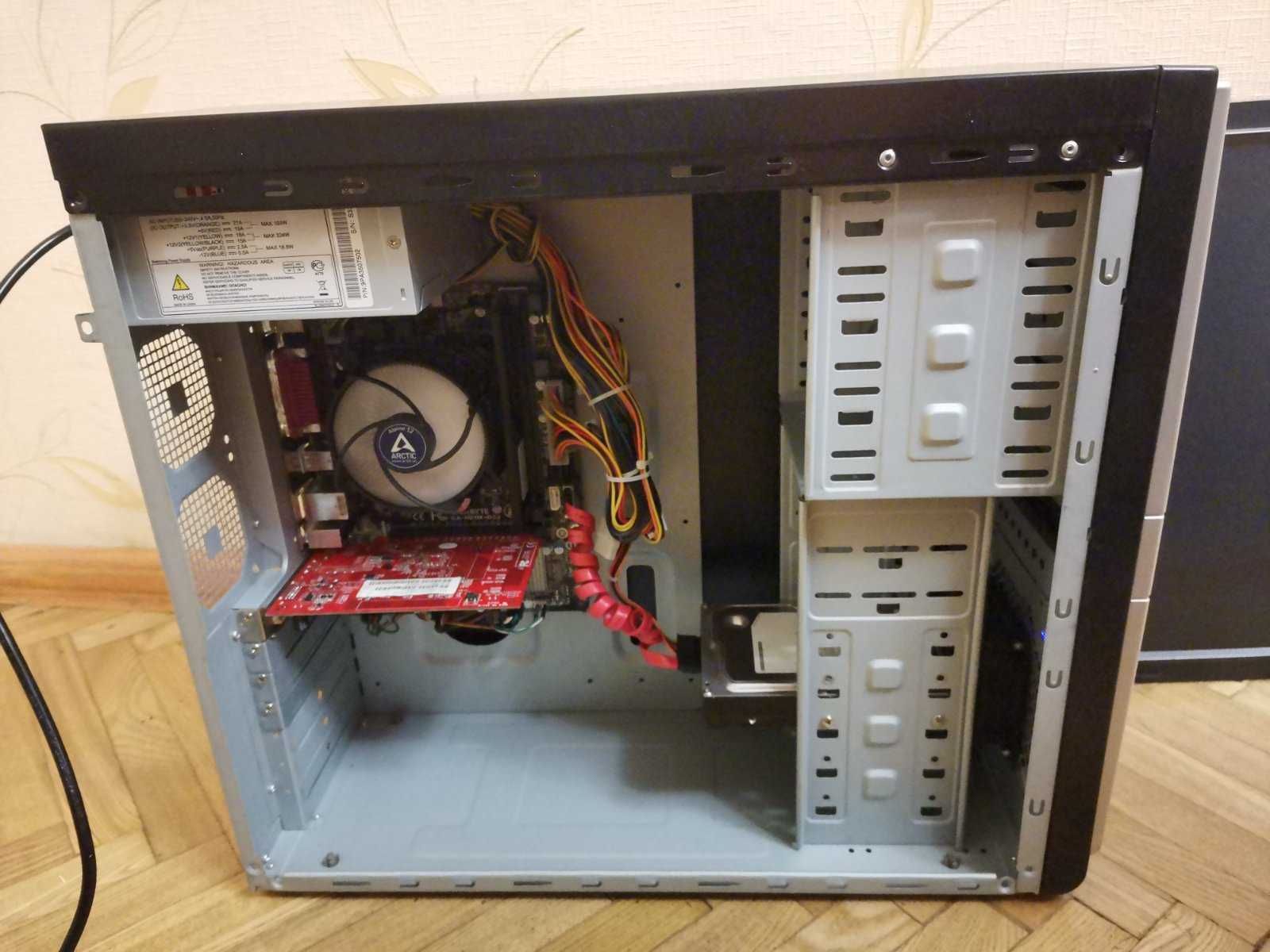 Офисный компьютер, для работы и учебы i3/6Gb RAM/Windows 10 + монитор