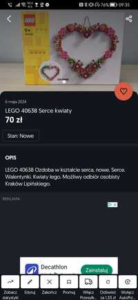 Lego serce przesyłka