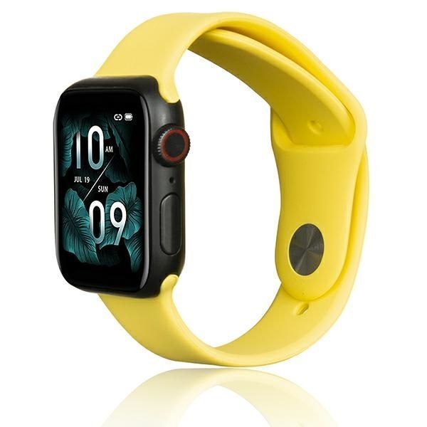 Beline Pasek Apple Watch Silicone 38/40/41Mm Żółty /Yellow