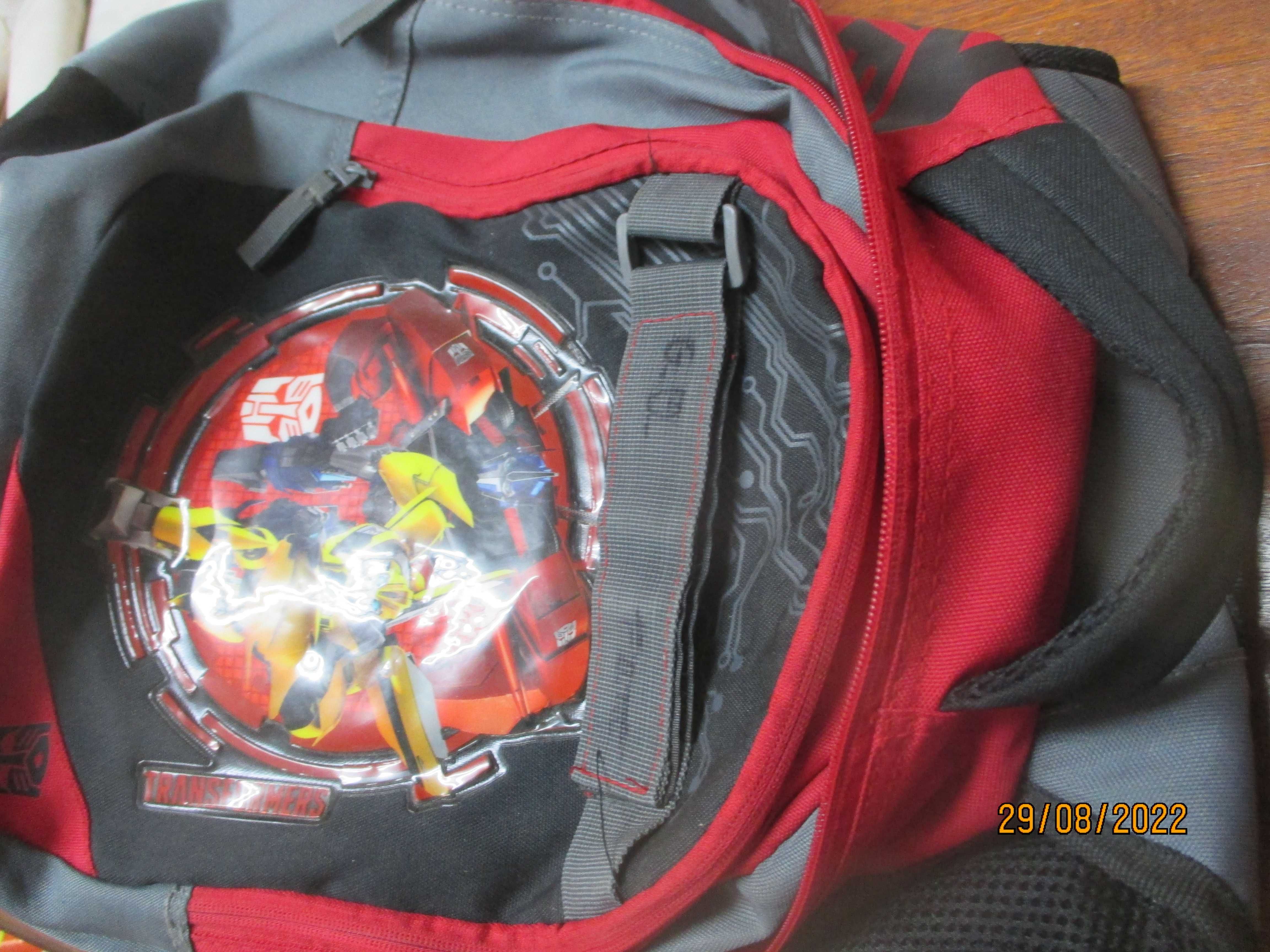 Mochila escolar Transformers