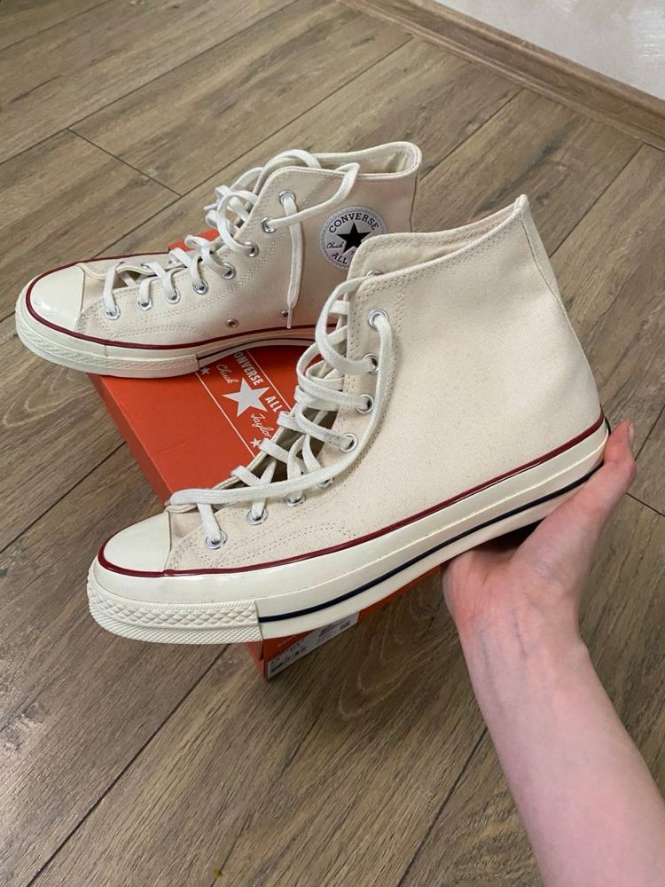 Кеди високі Converse Chuck 70 Бежеві