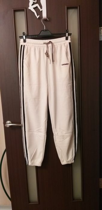 Теплі брюкі в рубчик,  вельвет Л- ХЛр,  штани  , джогери .