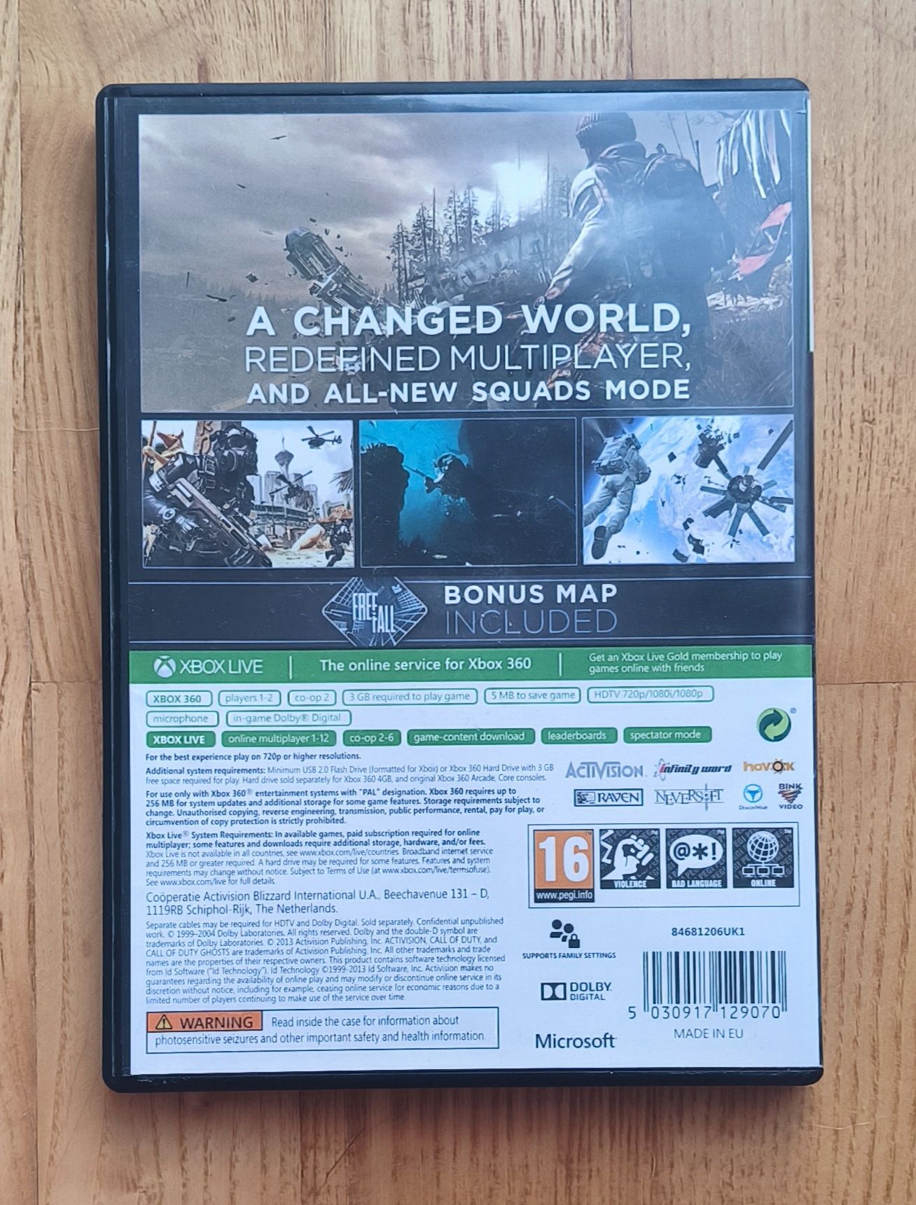 Call of duty ghosts Xbox 360