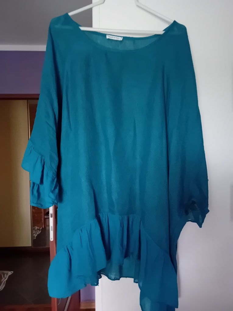 Tunika /bluzka turkusowa roz 4xl