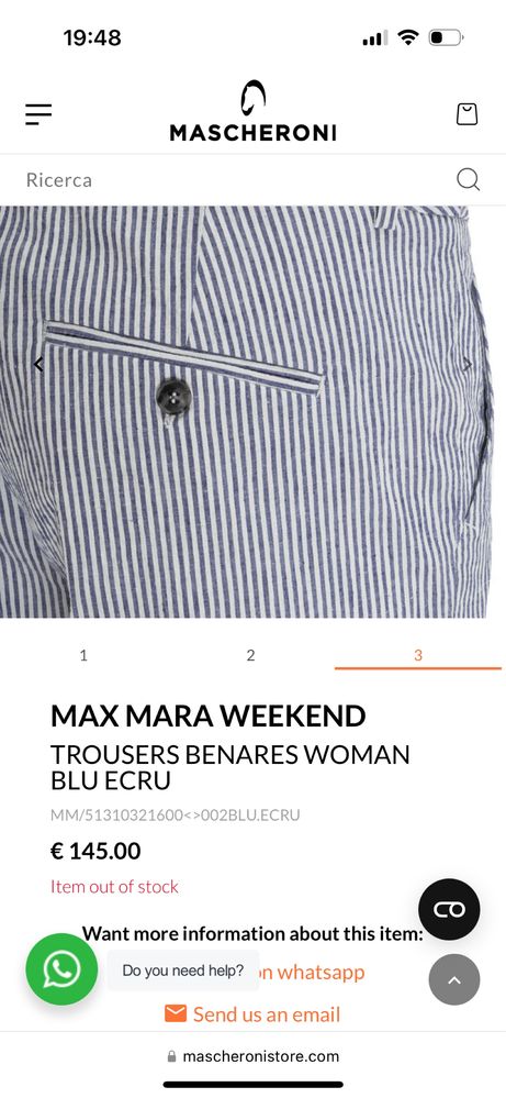 Max mara weekend брюки штани