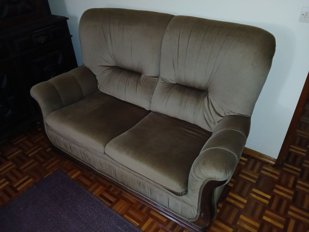 Sofá cama 2 lugares, como novo