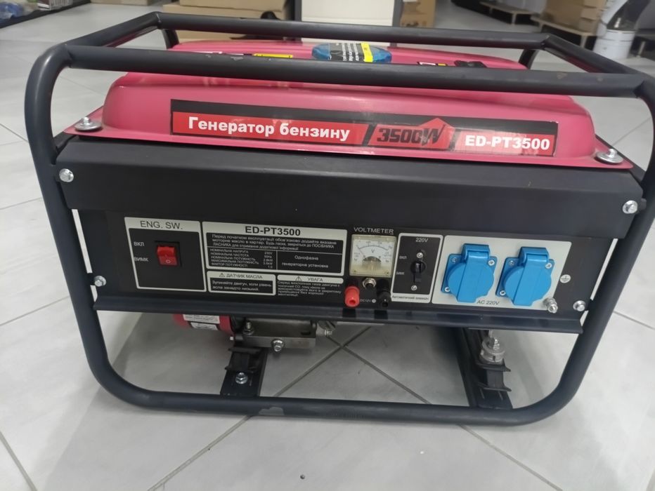 Генератор бензиновий ED-PT 3500 2.8кВт мідна обмотка.