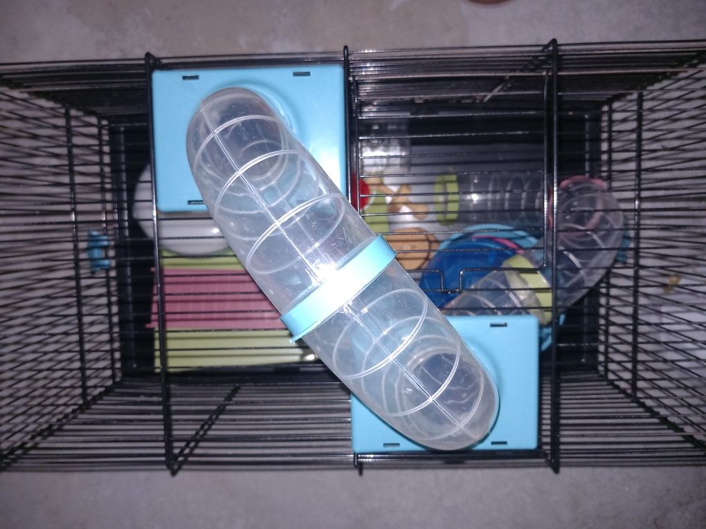 Gaiola e acessórios hamster