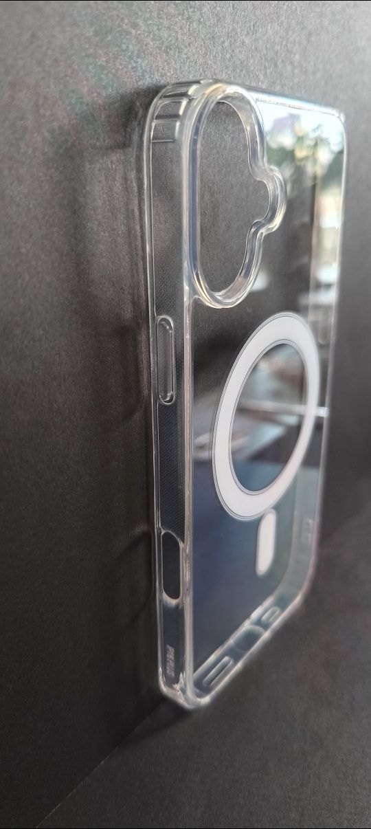 Etui/case przezroczyste z magsafe iPhone 16 plus