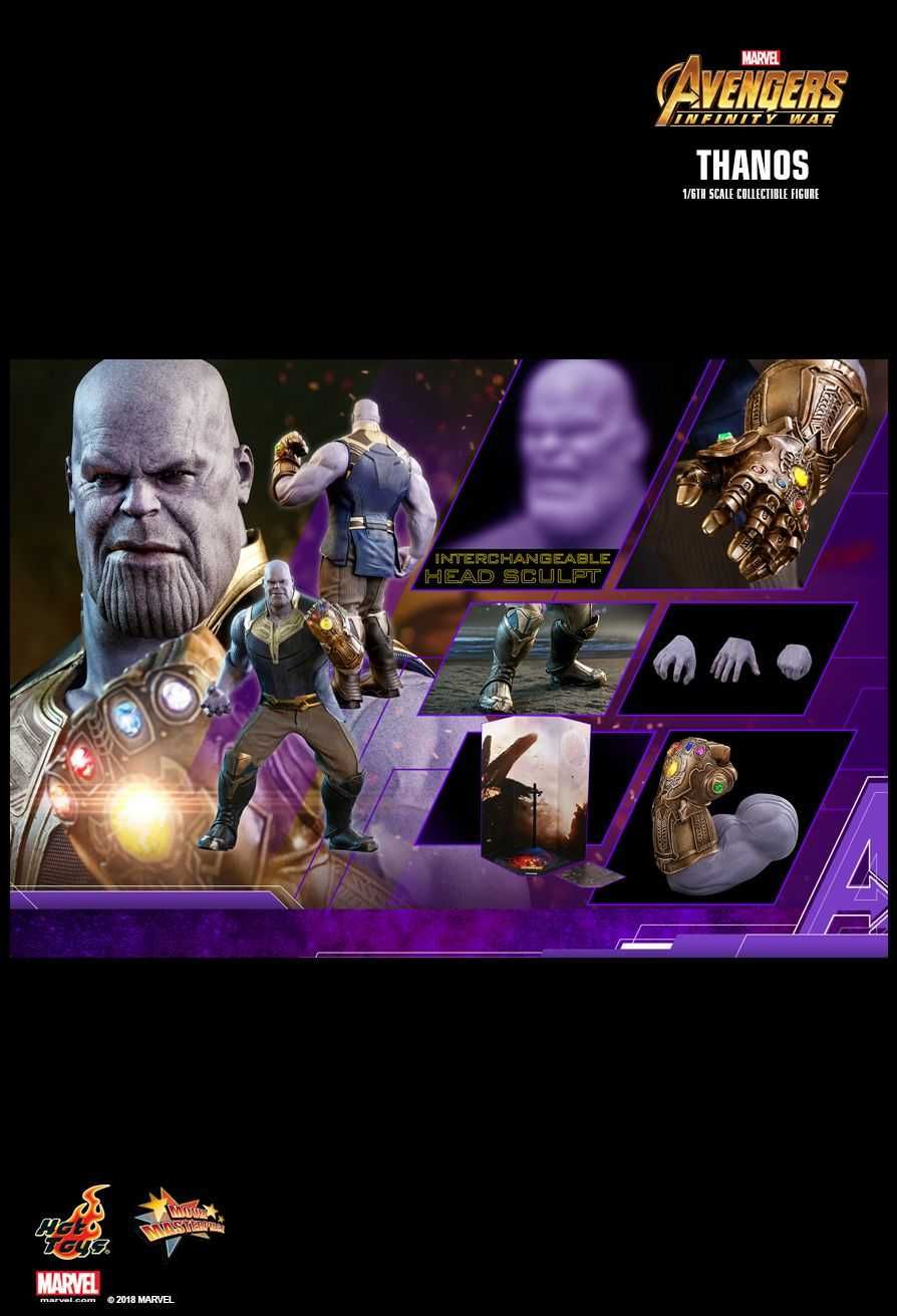 HOT TOYS Avengers: Infinity War Thanos 1/6th scale Collectible Figure.