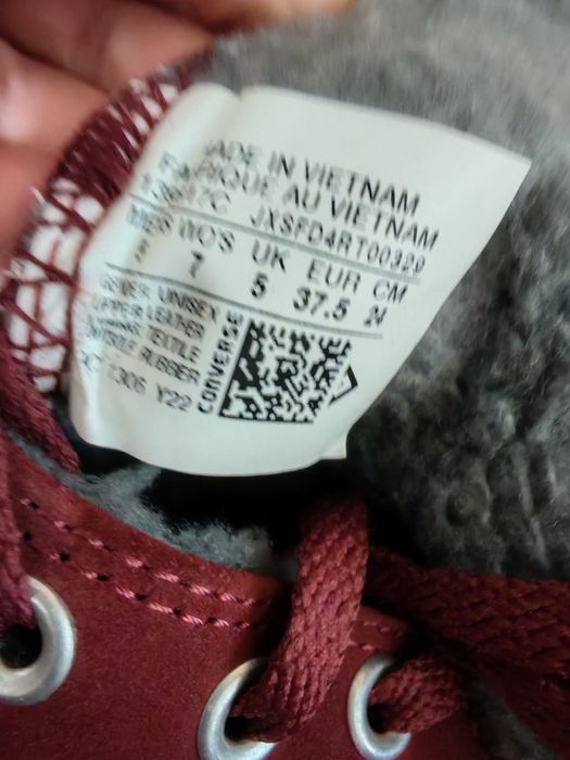 Trampki Converse skórzane rozm. 37,5