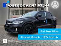 Volkswagen T-Roc R-Line Plus 1.5 TSI 150 KM DSG-7 | Pakiet Black | LED MATRIX | OD RĘKI