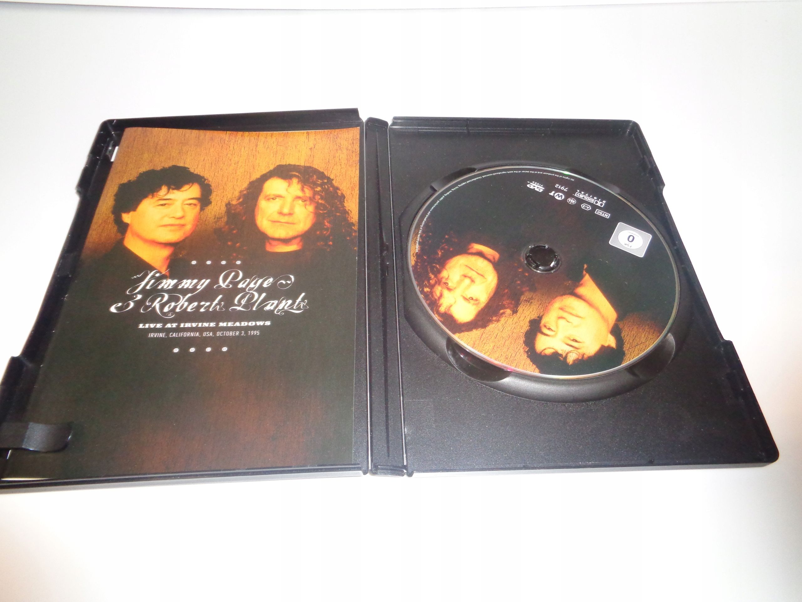 Jimmy Page & Robert Plant Live At Irvine Meadows DVD *