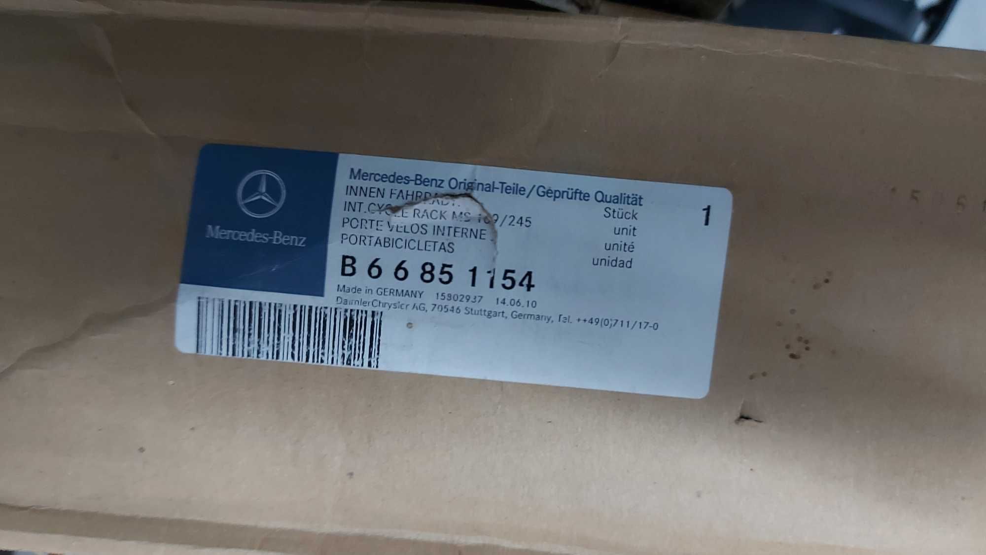 Mercedes W 245 B Klasa bagażnik wewnętrzny na rowery