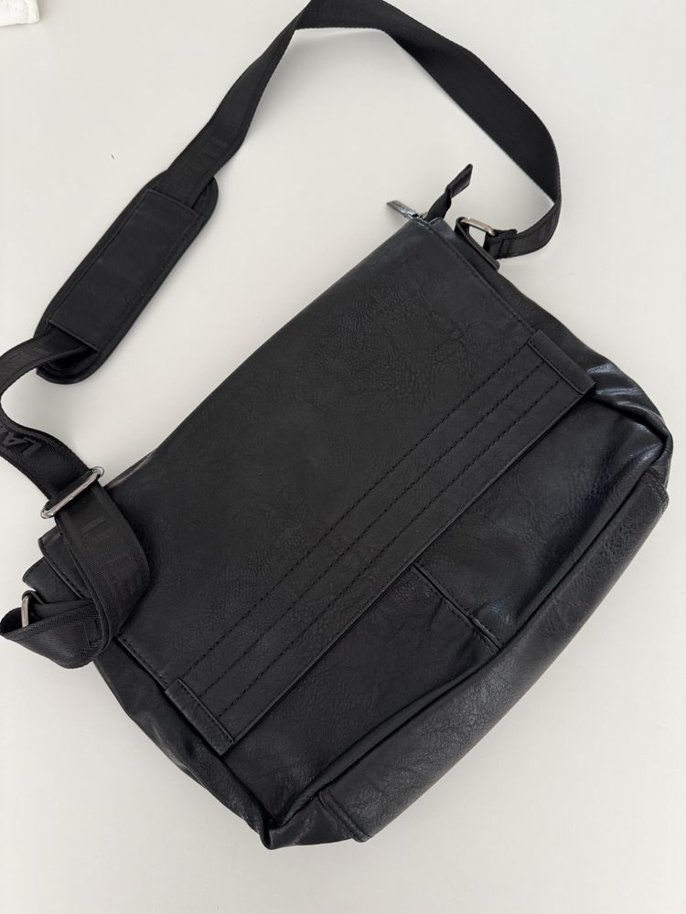 Lanetti męska elegancka torba do pracy, na laptopa, na ramię