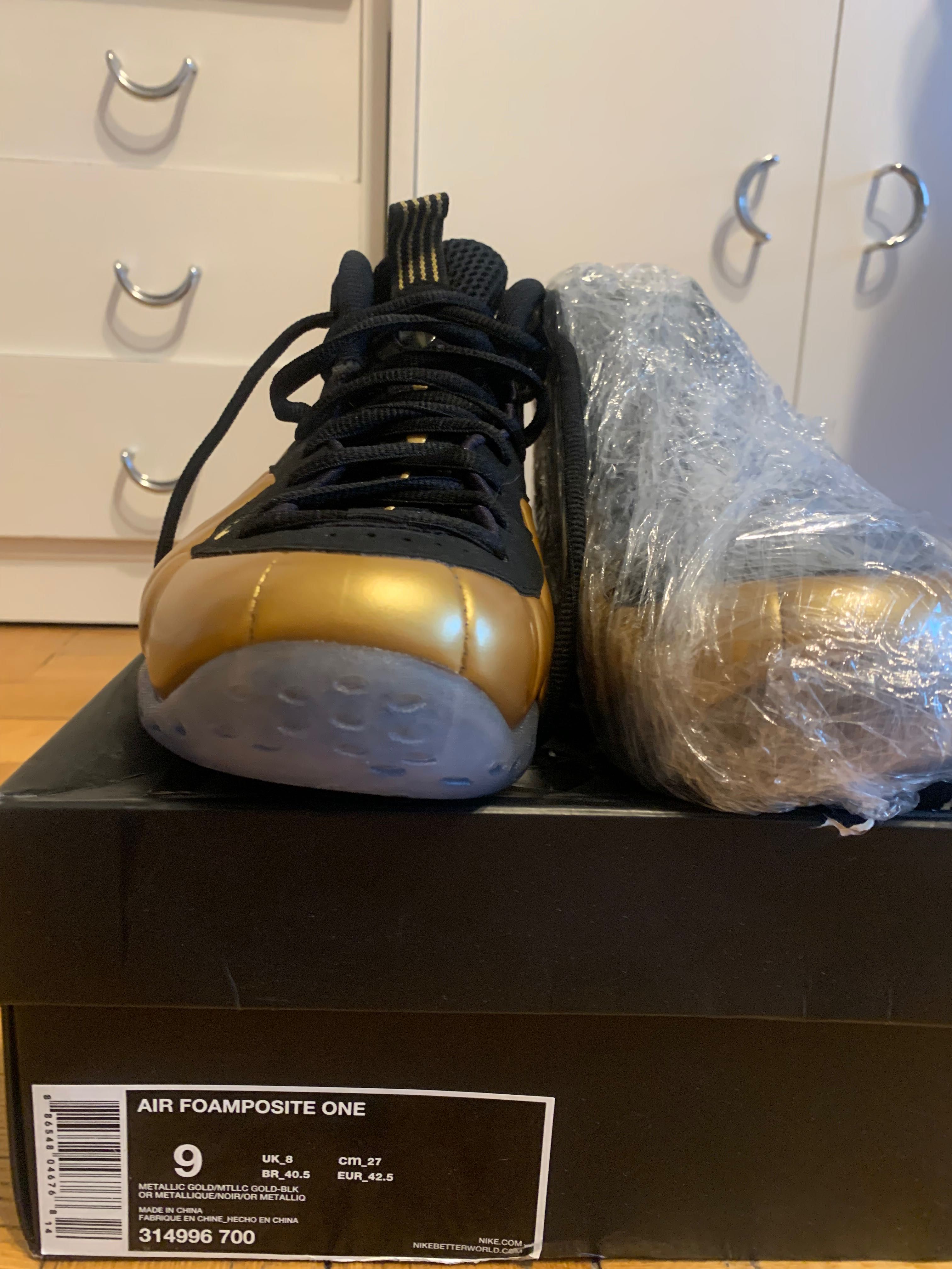 Air Foamposite One Gold